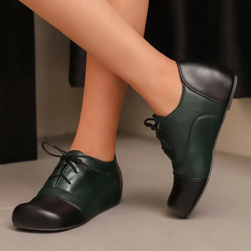 ريف القط لامعة ماري جينس مضخات النساء نمط 5 سنتيمتر كتلة الكعوب مزدوجة مشبك حزام مختلط اللون ربطة عنق برتقالية أحجام كبيرة 45-48 #3