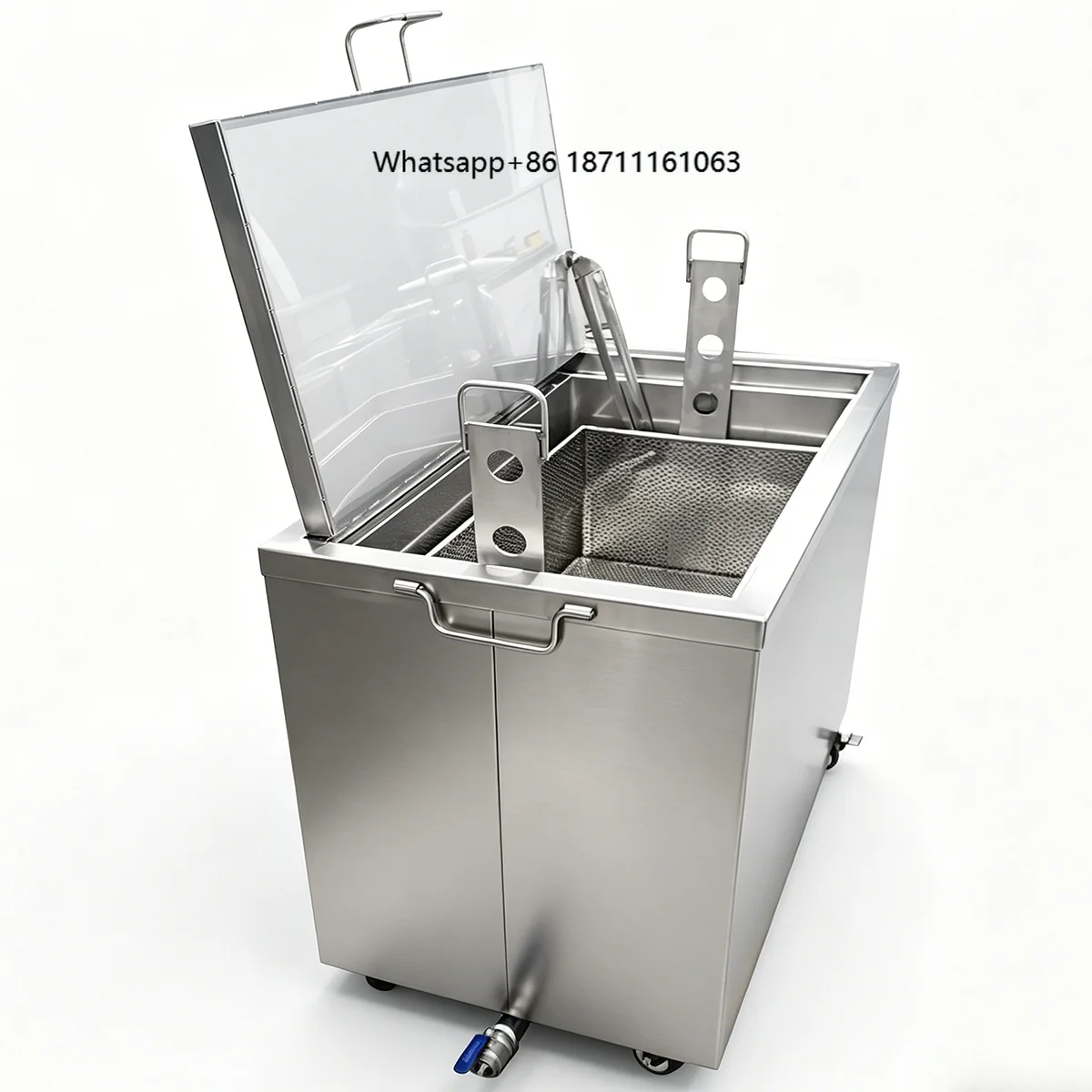 Factory Custom 4000W Restaurant Kitchen Heated Soaking Tank Dipping for BBQ Grills Hood Filters Bakery Pans Cleaning Tools ODM