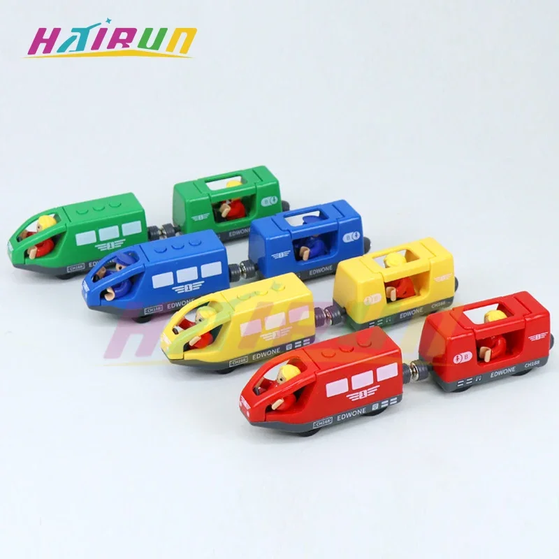 Magnetisch elektrisch treinspeelgoed voor kinderen, compatibele locomotief, elektrische treinwagens voor verjaardagscadeaus voor kinderen