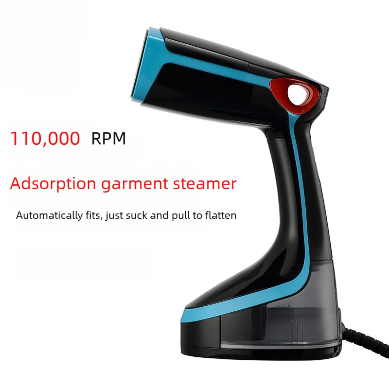 Vacuum Steamer for Clothes,Ceramic Plate Handheld Garment Steamer,3 in 1 Portable Steam Iron,Steam & Dry Iron, 350ml Water Tank
