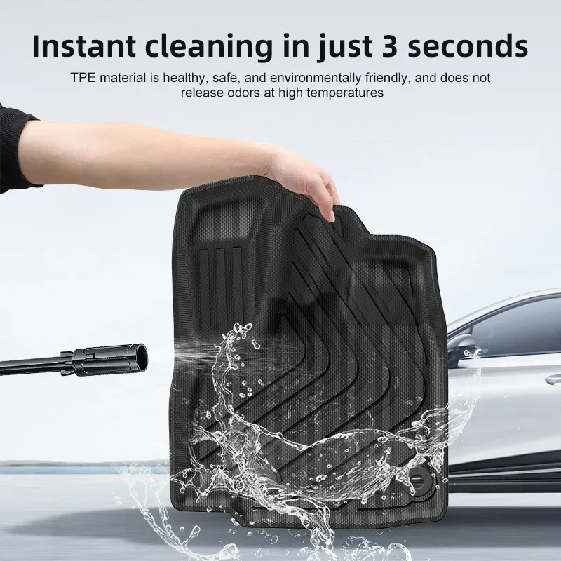Custom Full TPE Floor Mats compatible with Honda Freed 2016-2024 RHD Right Hand Drive 3D Molded Waterproof Car Floor Liners