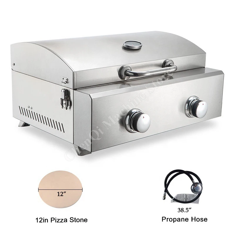 شواء شواء المحمولة يندبروف الفولاذ المقاوم للصدأ الغاز موقد للتخييم في الهواء الطلق نزهة شواء النمط الأمريكي المنزل الشواء الخيشومية