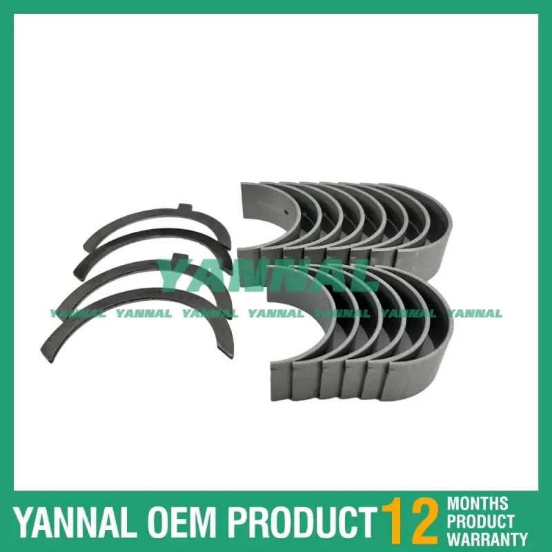 3TN82 3TN82E 3D82AE crankshaft main conrod bearing set for Yanmar engine Komatsu