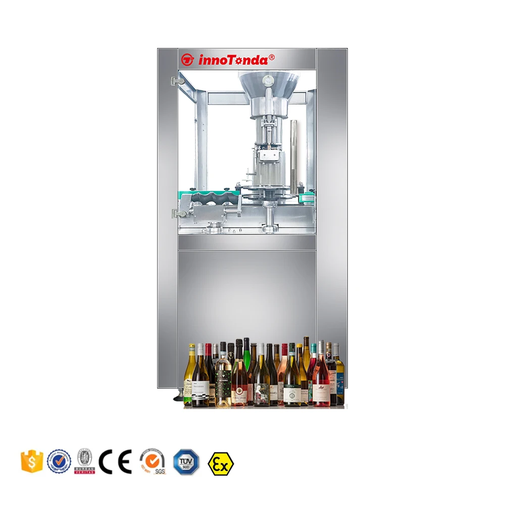 Wine Bottles Corking Stopper Capper Wine Plugging Corker Fully Automatic Liquor Alcohol