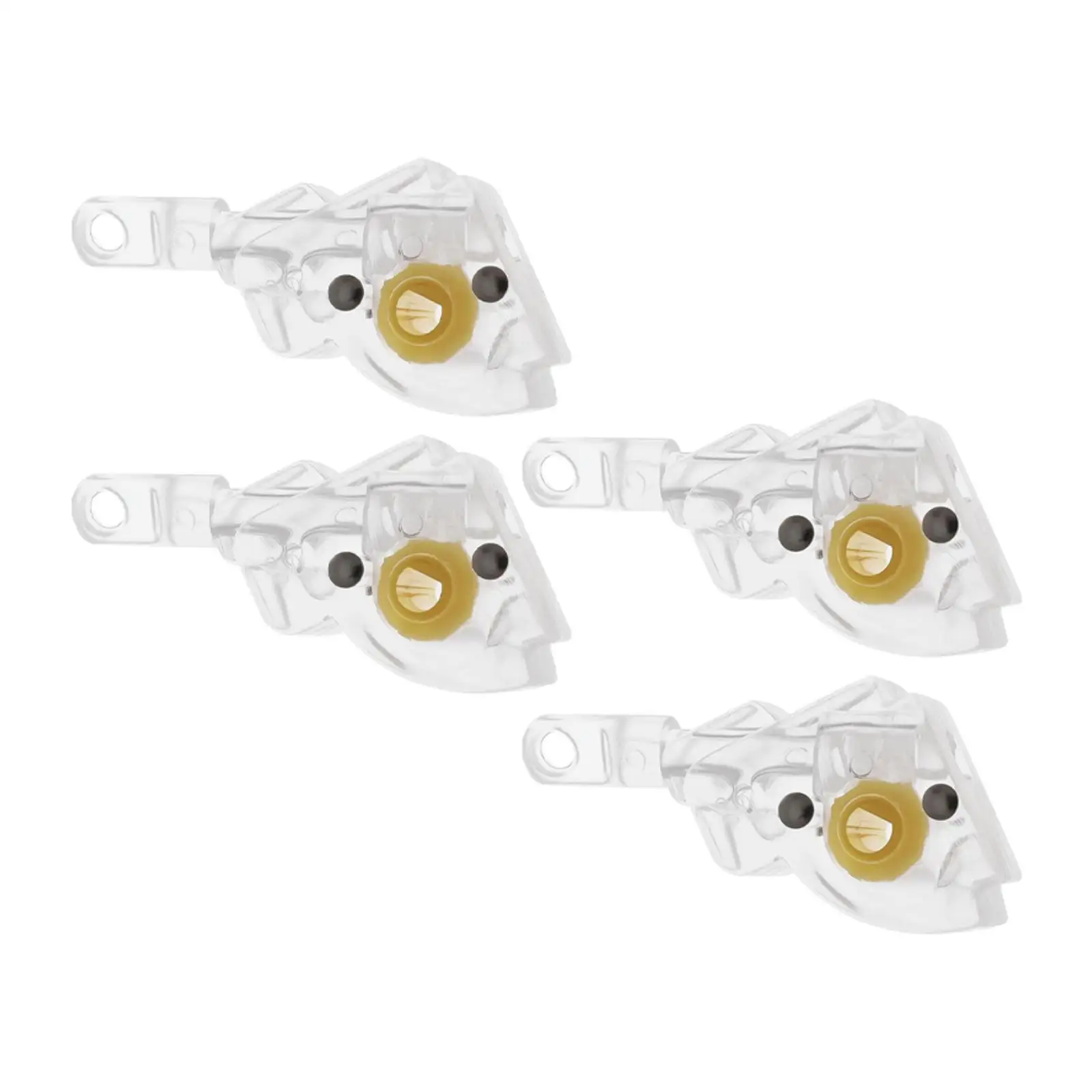 4 Pieces Venetian Tilt Tilter Mechanism Low Profile Cord Tilt Control Repair Supplies Cord Adjuster 25mm for Home