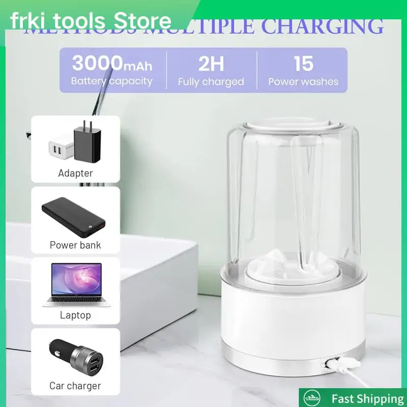 

Стиральная машина, перезаряжаемая стиральная машина, 3000 мАч, компактное нижнее белье для глубокой очистки, подходящее для квартир-A79G