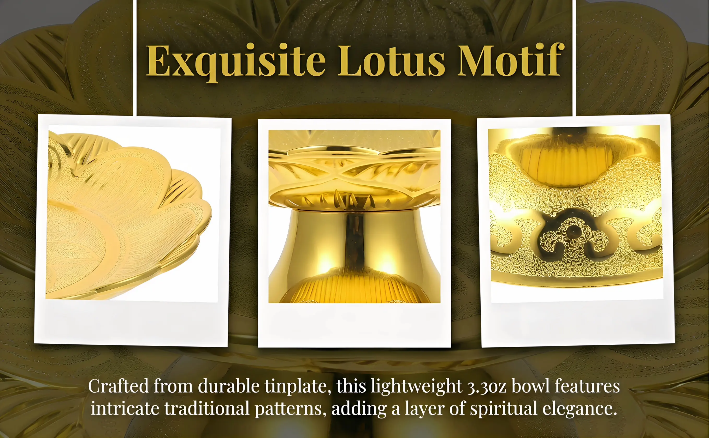 Lotus Offering Plate Versatile Elevated Rim Temple Fruit Tray for Buddha Worship Religious Offerings Home Kitchen Snack Dessert