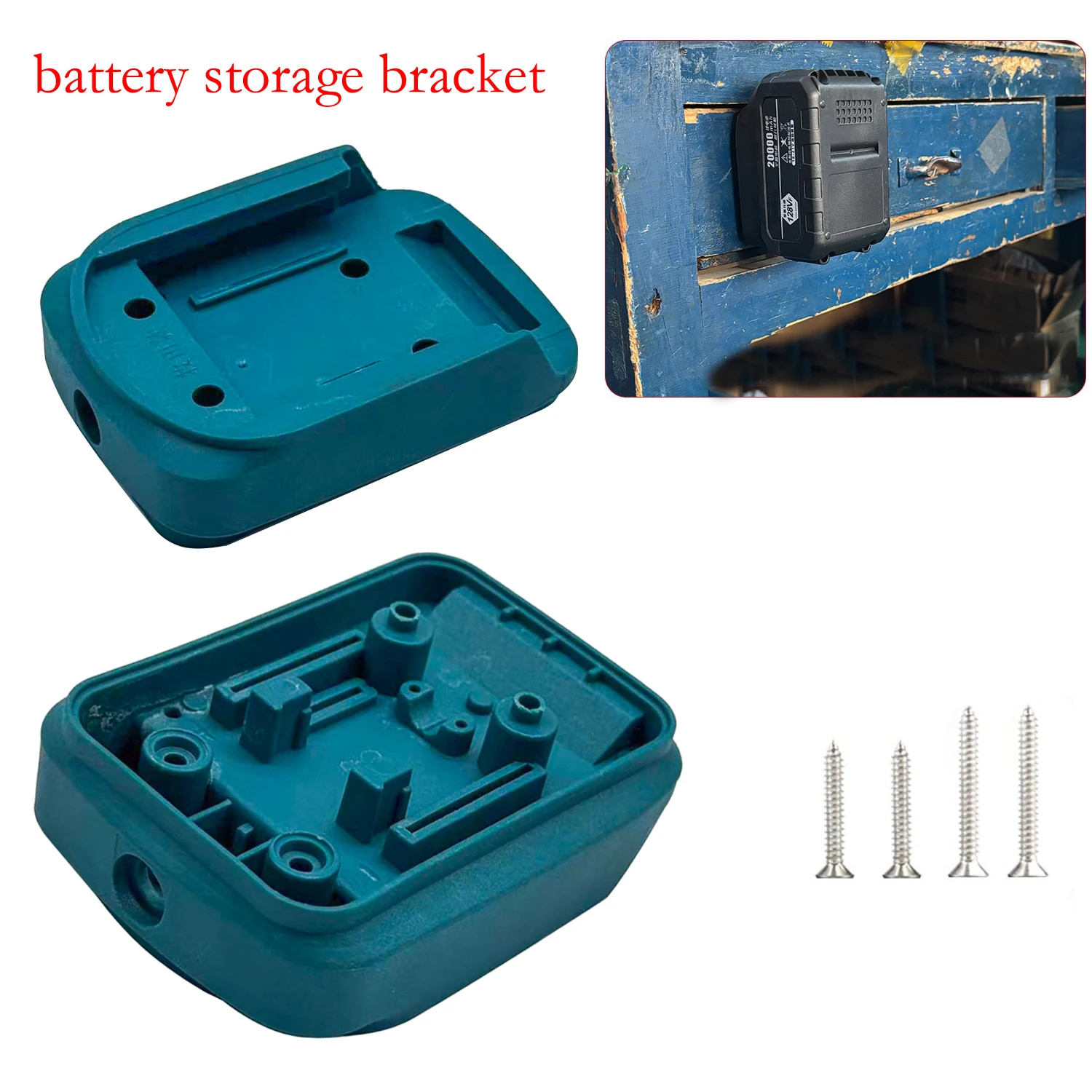 80 Grams 18V Battery Holder Easy Access Battery Holder Chainsaw Compact Lightweight Design Complete Mounting Kit