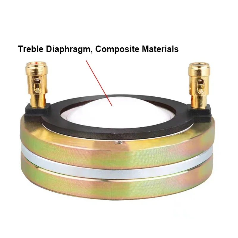 New 44mm Composite Film Super Tweeter 1inch Throat Horn Speaker for Array Speaker Professional Audio High Power Driver 150W 8ohm