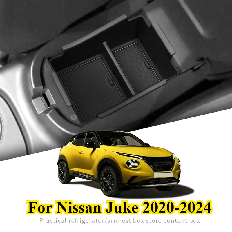 

Armrest Storage Box For Nissan Juke 2020-2024 Center Console Container Stowing Tidying Organizer Car Accessories