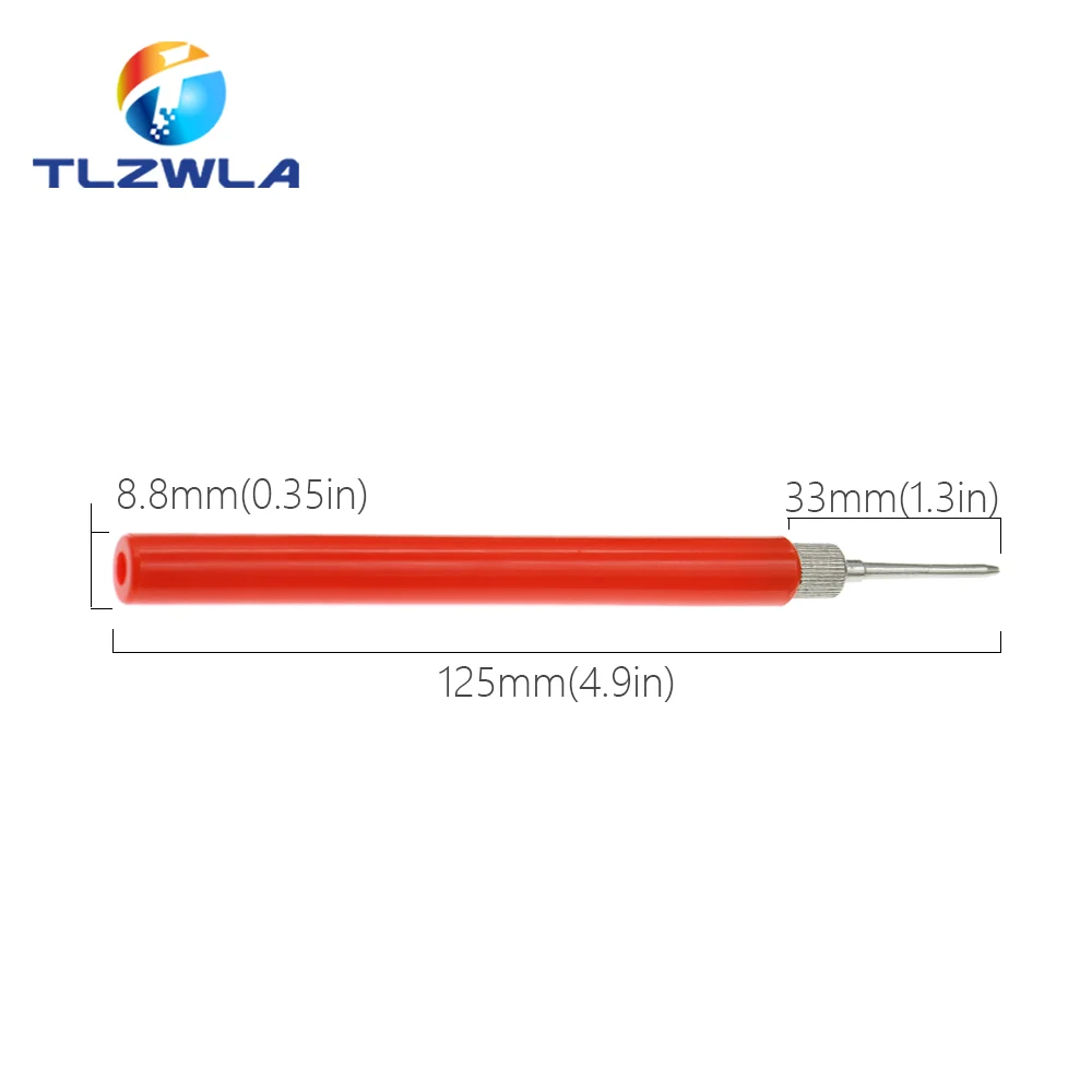 2PCS Insulated Test Meter Probe Insulated Test Probe Connector For Multimeter Stainless Steel Needle Test Leads Pin Needle 2.0mm