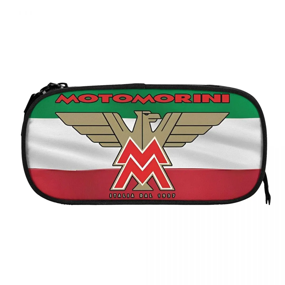 

Classic Moto Morini Italian Flag Pencil Cases Pencil Pouch Pen for Student Big Capacity Bags Office Gift Accessories