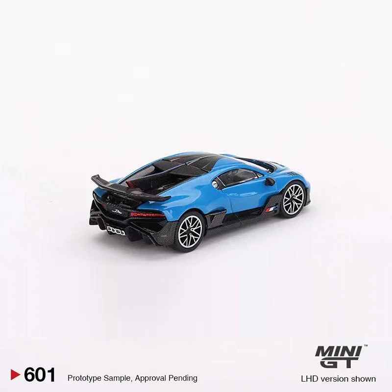 Mini Gt 1:64 Model Auto Divo-Legering Gegoten Sportwagen-Blauw #601