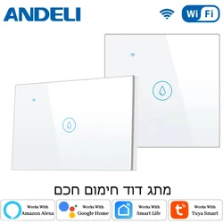 ANDELI Tuya EU US Israe WiFi Smart Water Heater Boiler Switch 4400W Air Conditioner Switch Works With Alexa Alice Google Home
