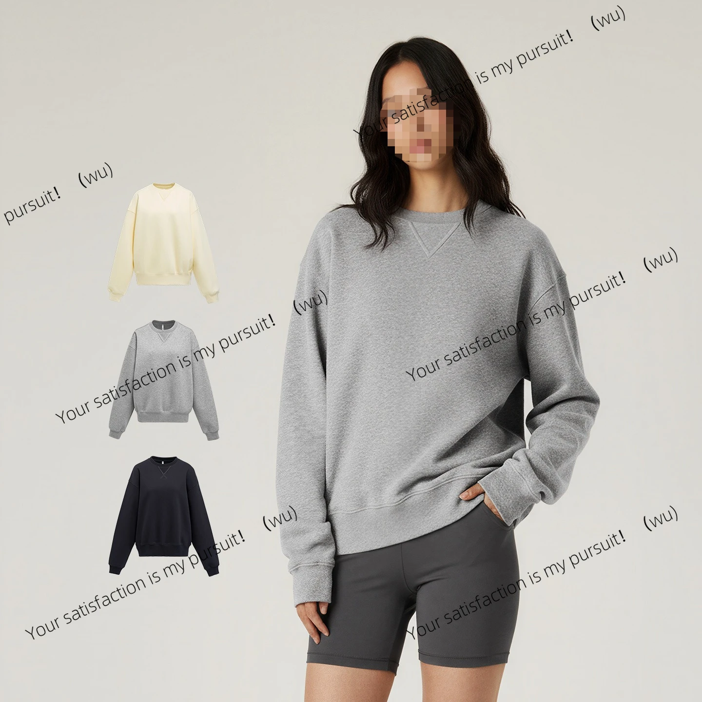 Suéter 25 otoño nuevo color sólido casual versátil top de mujer