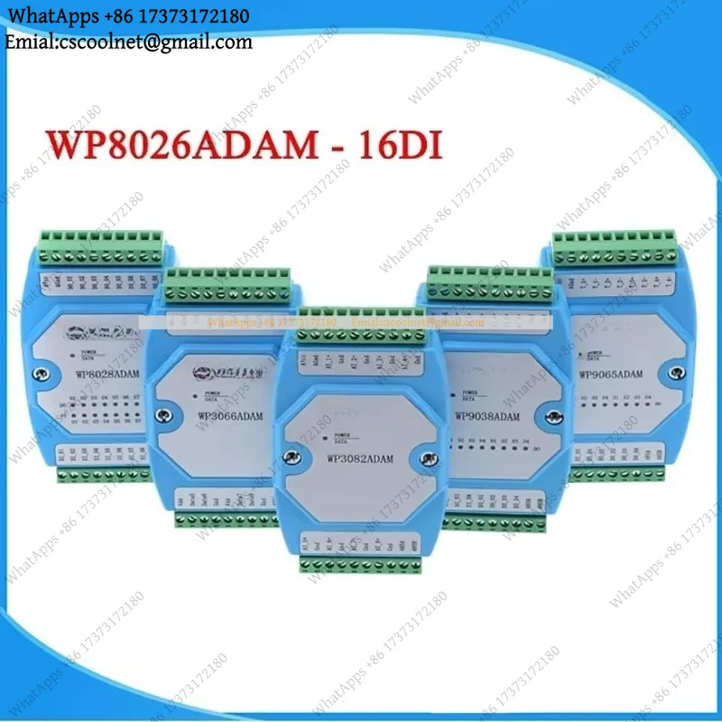 WP8026ADAM 16DI Digital Input Module Optocoupler Isolated RS485 MODBUS RTU Communication
