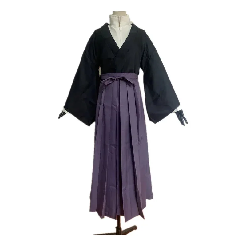 Anime Costume Cosplay Toilet-Bound Hanako-kun Hakama Pant Kendo Costume Cosplay Tsukasa Yugi Samurai Kimono Uomo Set Donna Vestito