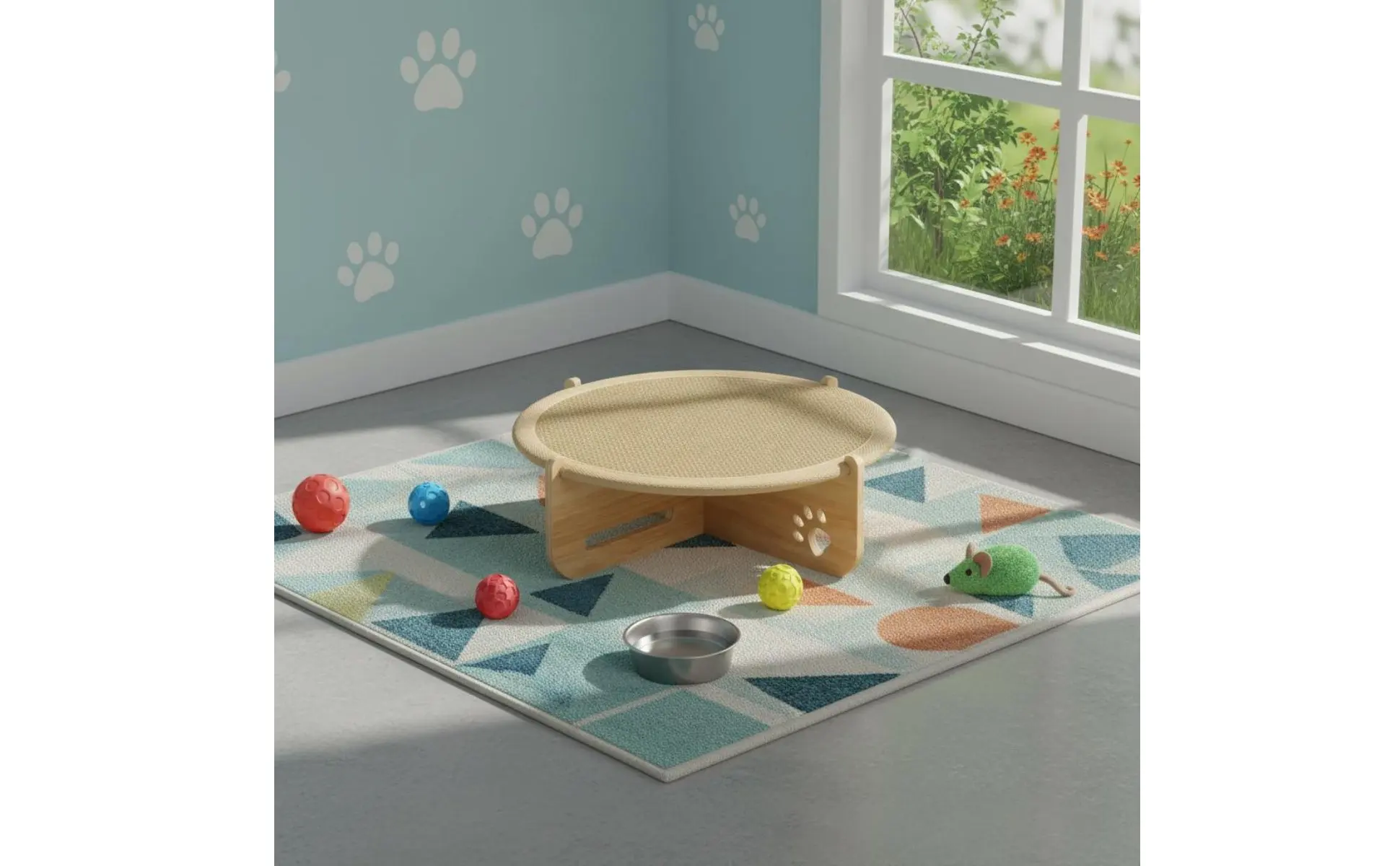 Cama Arranhador Felino Cama de Rede Felina Dois em Um Tapete de Dormir para Cachorros Pequenos Refrescante Respirável para Gatos, Verão Cama Arranhador Felino Cama de Rede Felina Dois em Um Tapete de Dormir para Cachorros Pequenos Refrescante Respirável para Gatos, Verão