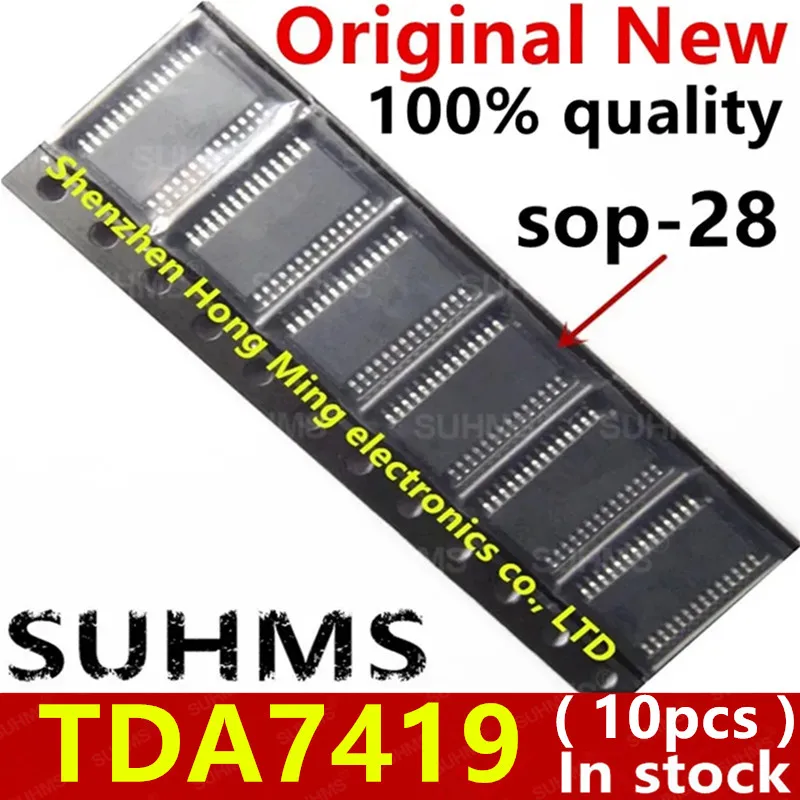 (10piece)100% New TDA7419 TDA7419TR sop28