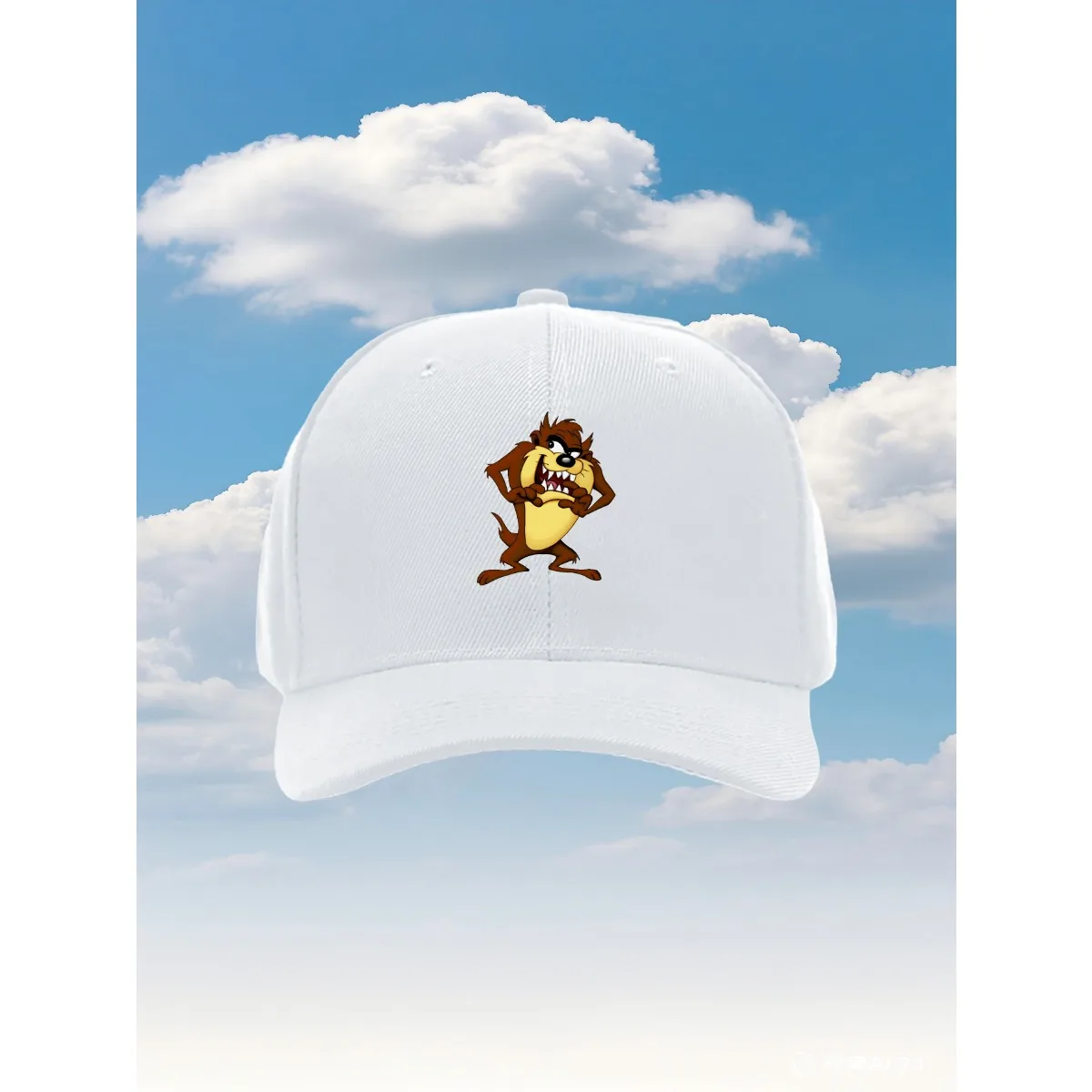Novo modelo de chapéu de caminhoneiro Taz-Mania 2025 com ajuste ajustável e design estampado divertido, ideal para atividades externas, viagens e Dai