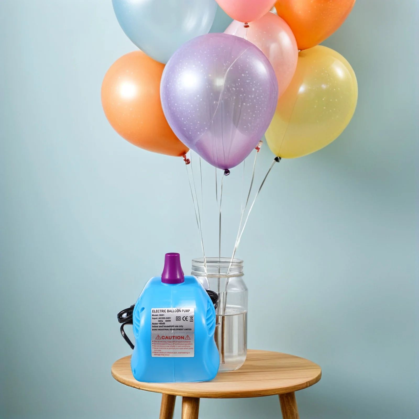 

Electric Air Pump Balloon Inflator 13000pa ABS Portable Single Hole Inflate Party Balloons Indoors Outdoors Mattress Furniture