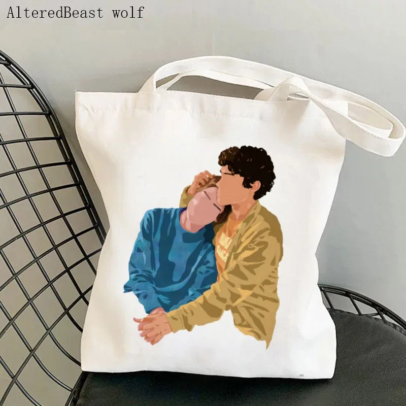 Women Shopper bag Professor Layton Printed Custom Bag Harajuku Shopping Canvas Shopper Bag girl handbag Tote Shoulder Lady Bag