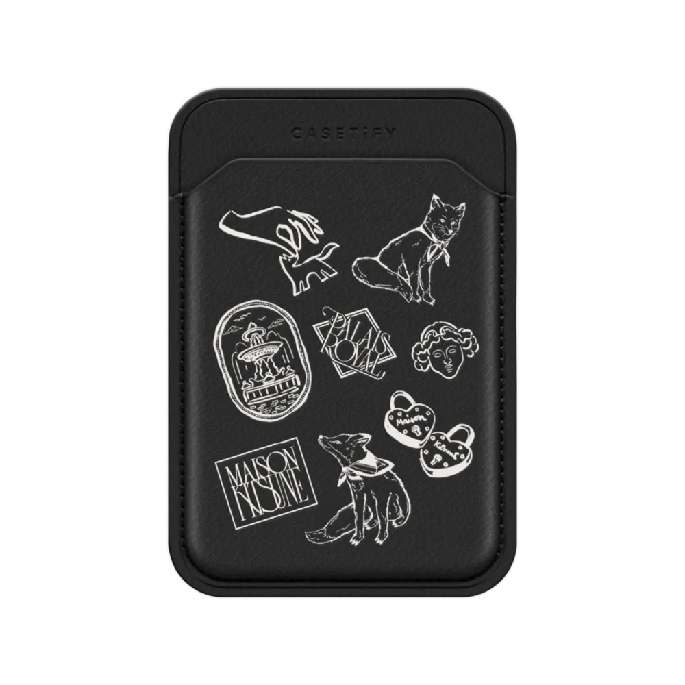 CASETiFY Maison Kitsuné Series Magnetic Phone Holder Card Pack for
