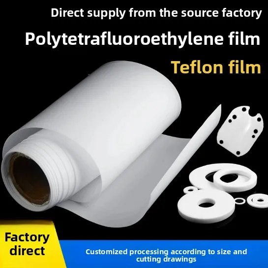 0.05-2mm PTFE Plate Roll  Rod Sheet Polytef Polytetrafluoroethylene Plate Anti-corrosion High TemperatureCoil Gasket e