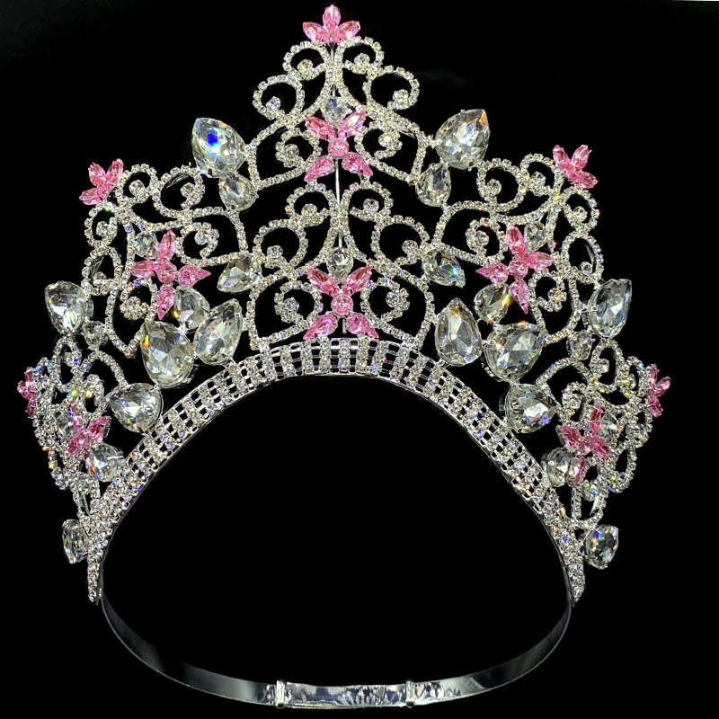 

levery Crystal Rhinestone Queen Bride Tiara Crown for Women Bridal Birthday Prom Wedding Tiaras and Pageant Crowns