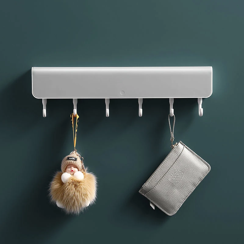 Hängende Garderobenständer hinter der Tür, Wandmontage, lochfreie Aufbewahrungshaken für Küche und Bad, praktische Kleidungs- und Hutablagen