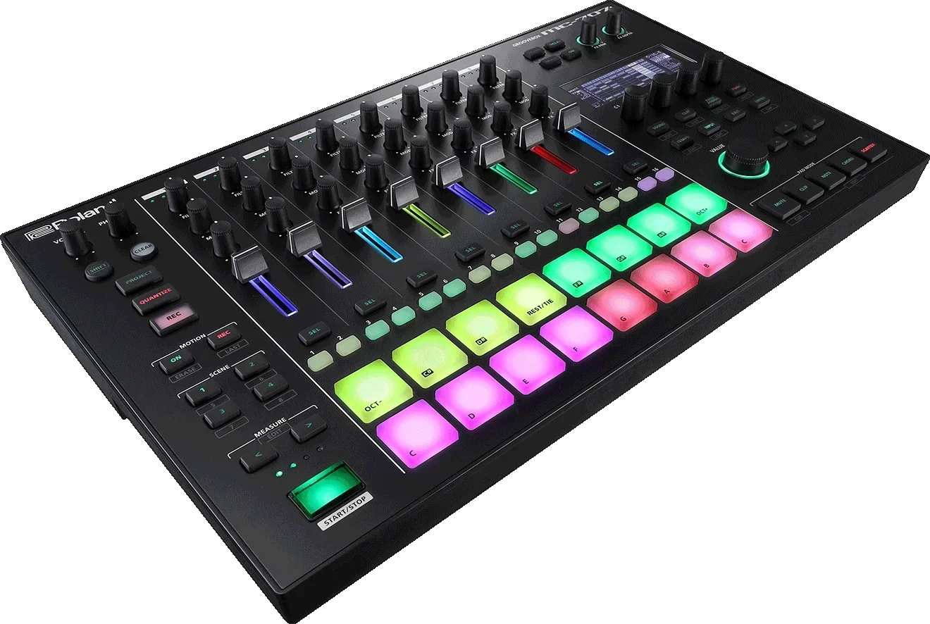 SCONTO SALDI ESTIVI SUL Nuovo arrivo per lo strumento di produzione professionale Roland MC-707 Groovebox