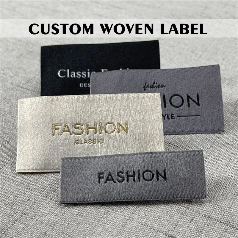 

Handmade Gift Tag with Logo, Custom Text for Sewing Accessory, Knitted Tags, Personalizada, 23092601