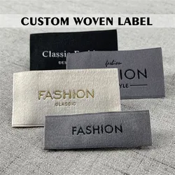 Handmade Gift Tag with Logo, Custom Text for Sewing Accessory, Knitted Tags, Personalizada, 23092601
