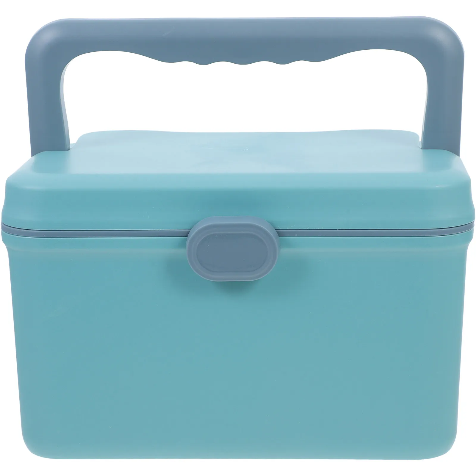 

Синяя вместительная аптечка с ручкой, портативная сумка для хранения медицинских принадлежностей для домашнего шкафа и использования на улице