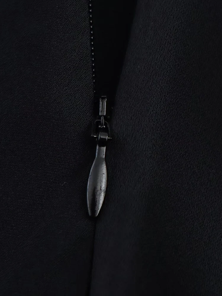 2025 Women Summer Strap Dress Fashion Solid Strapless Sleeveless Satin Female Elegant Street Party Dresses Clothing