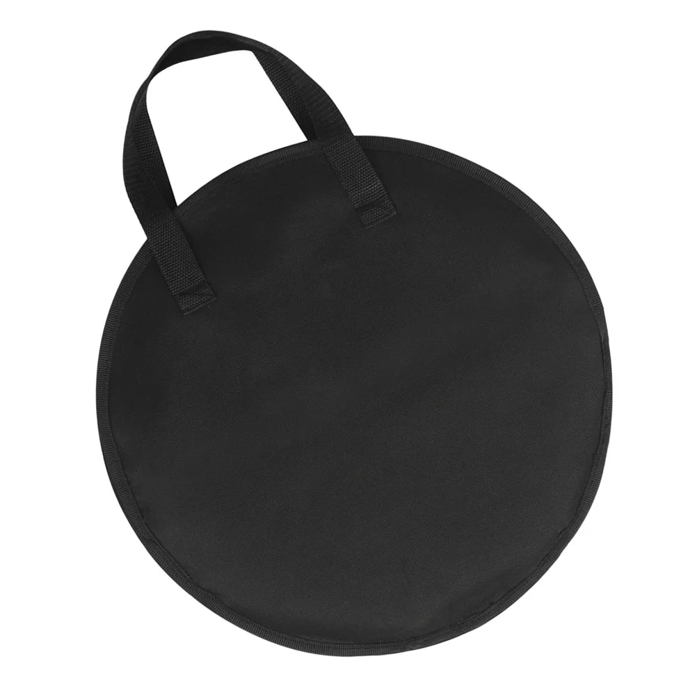 Tambourine Storage Case 10-Inch Dumb Drum Bag Black Carry on Suitcase Waterproof Instrument Carrying