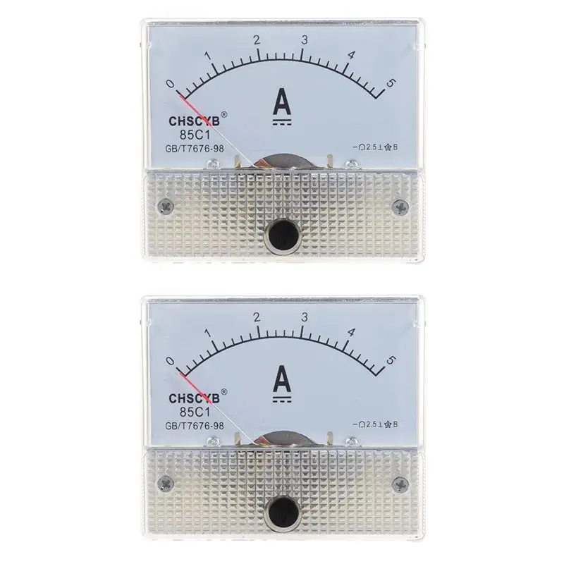 

Аналоговый панельный измеритель тока IALJ-2X 85C1-A, 5А постоянного тока, амперметр