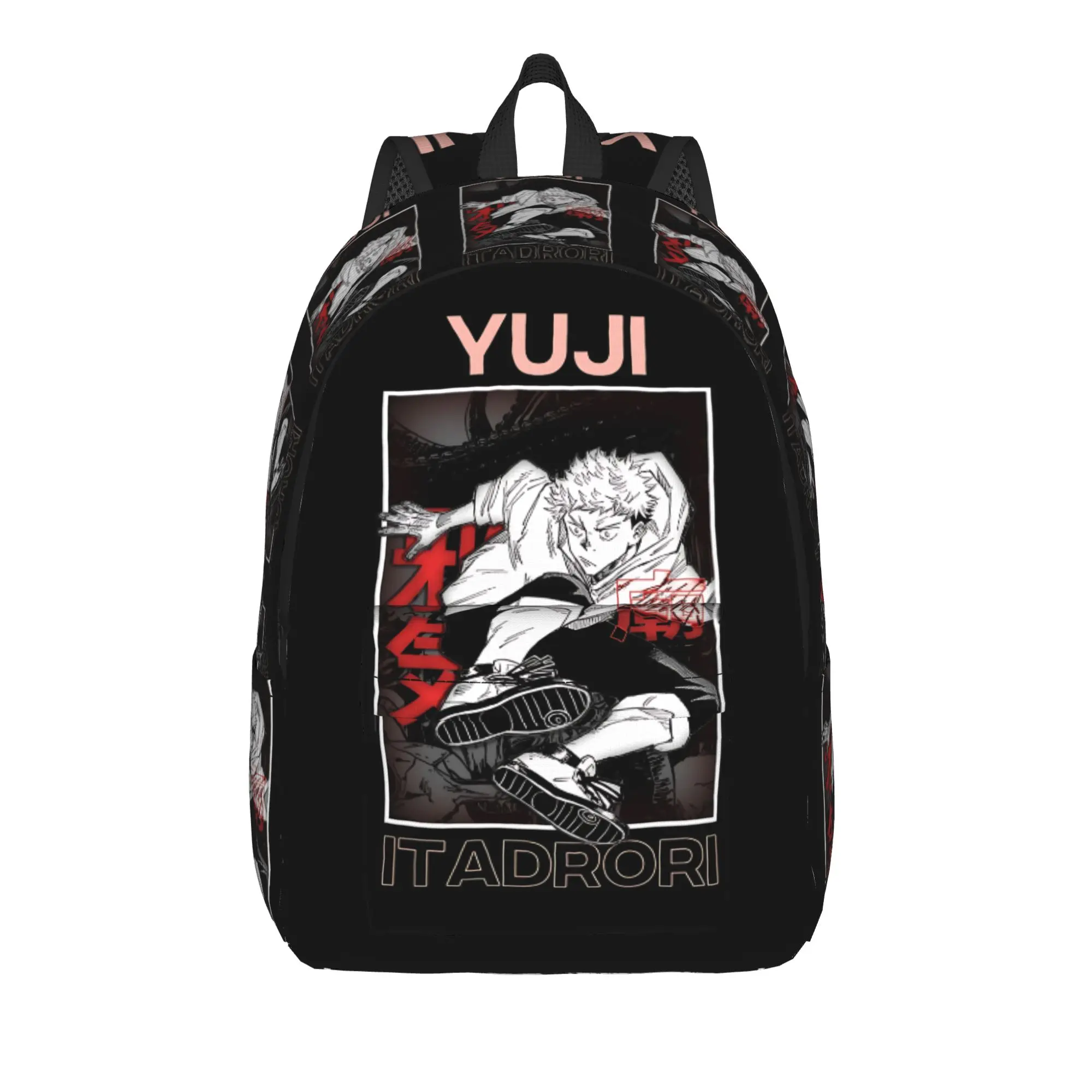 Modischer Jujutsu Kaisen Rucksack Funko Mochilas Leichter Campus-Rucksack mit Reißverschluss