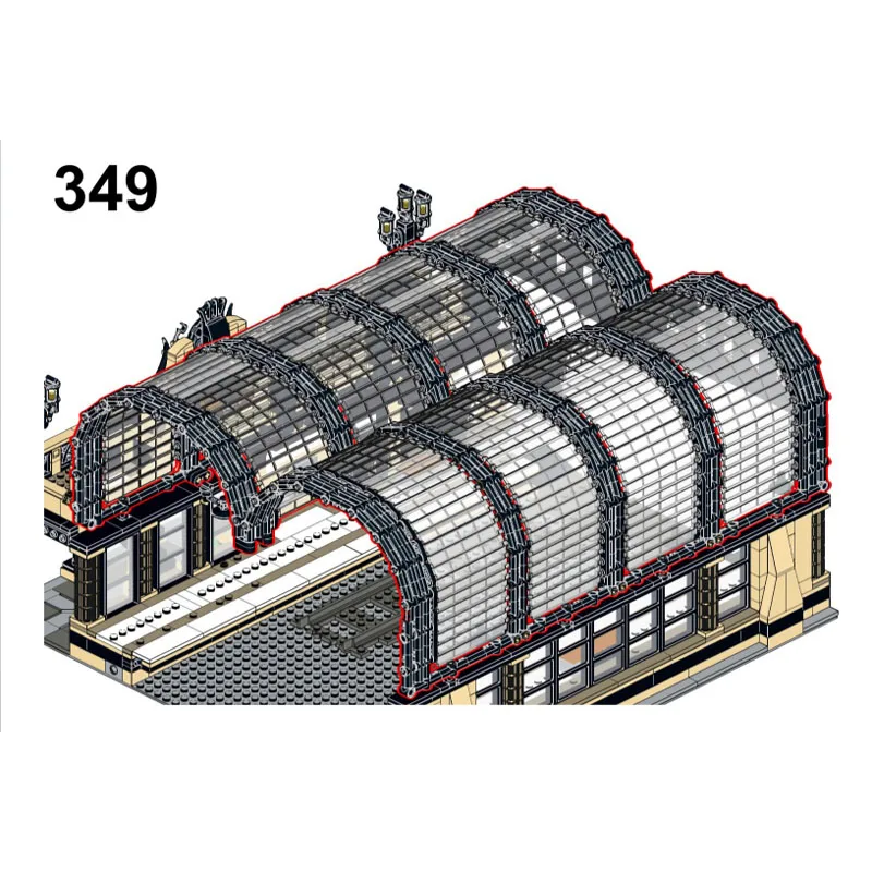 

MOC-167905 Cargo Transport Cargo Station Street View Building Blocks Model • 2572 PartsMOC Creative Boys Kids Birthday Toy Gifts