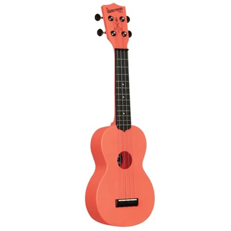

Recycled Soprano Waterman Ukulele Durable Travel-Ready Instrument - Pink Dusk