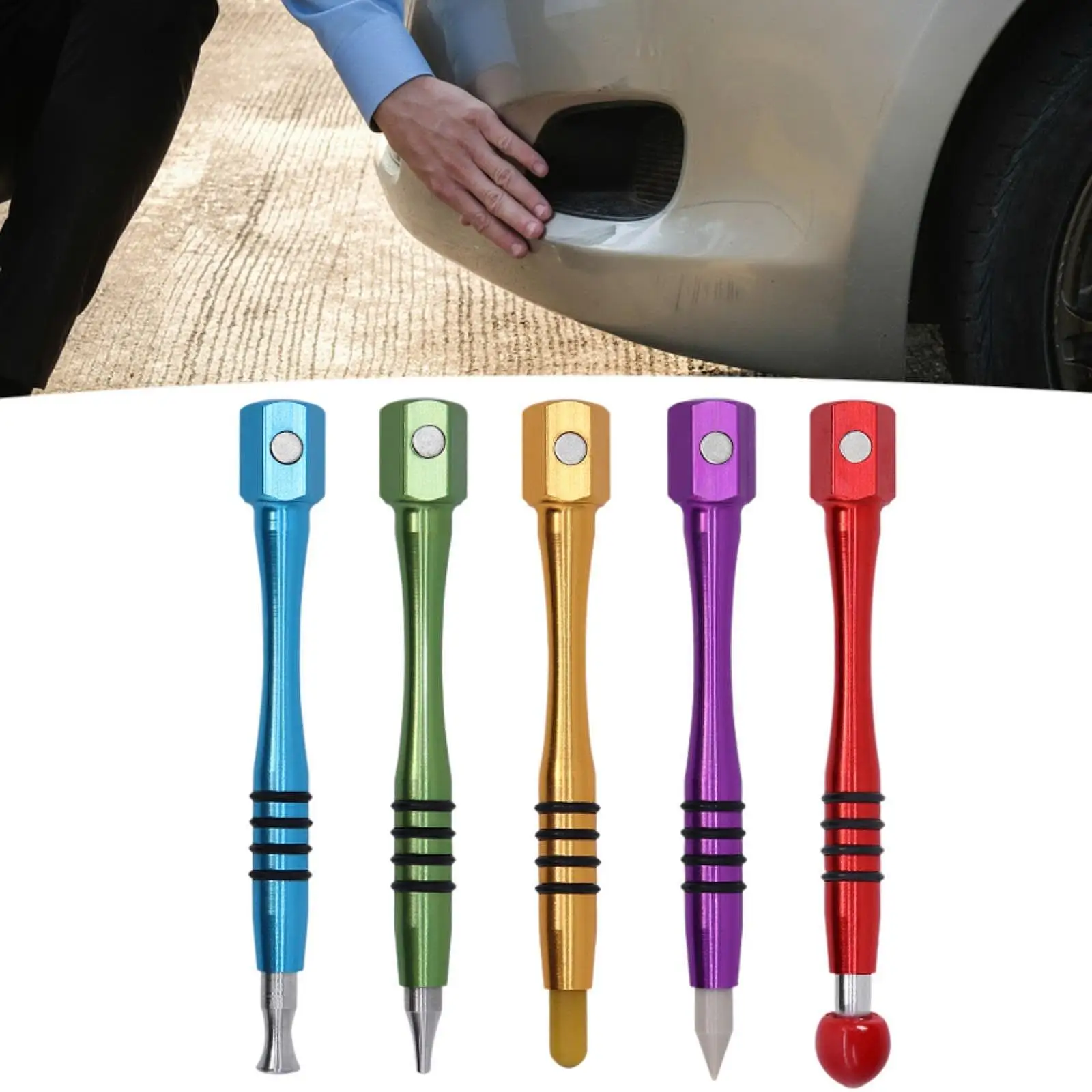 5 قطع أداة إصلاح دنت جسم السيارة، قلم إصلاح الخدوش، مجموعة أدوات الصنبور #1