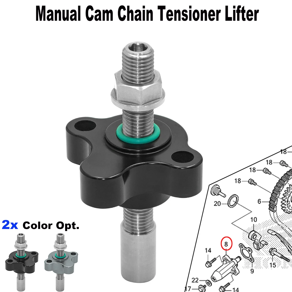 For Honda CBR600RR CBR1000RR /RR-R/SP/SP2 2003-2026 Manual Cam Timing Chain Tensioner Lifter Adjuster Ref.14520-MFL-013 /MEE-013