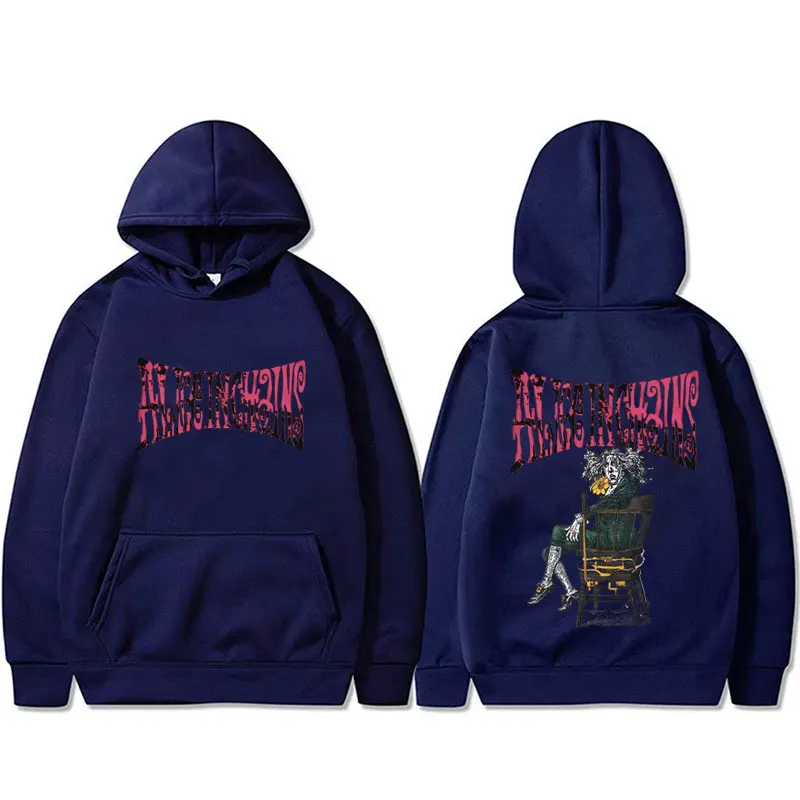 Rock Band Alice in Chains Double Sided Print Hoodie Men Women Casual Oversized Hooded Sportswear Male Vintage Fleece Pullover