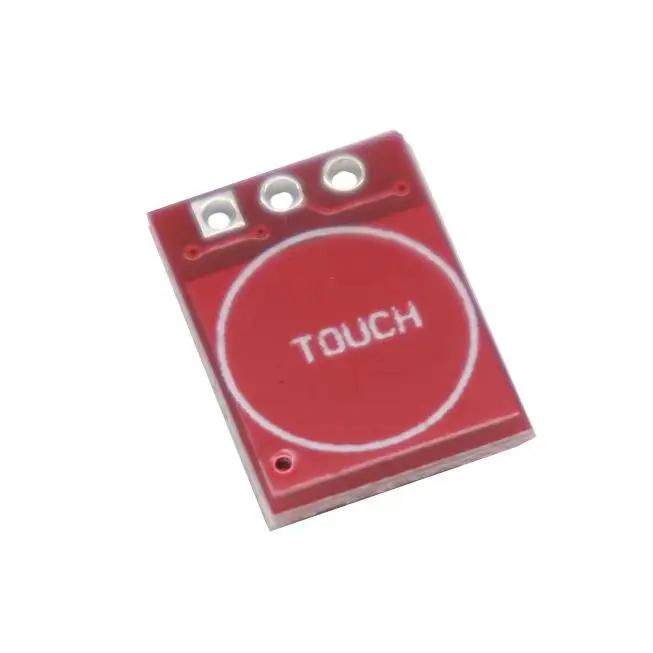 Fotografia 3: 【100-10PCS】Módulo de botão de toque TTP223, tipo capacitivo, sensor de interruptor de toque de canal único com travamento automático