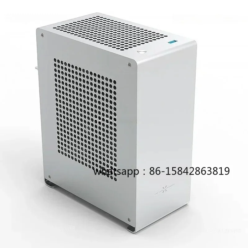 A1p All-aluminum Simple A4 ITX Mini Chassis Single Display 1u Power Supply Portable Backpack Host