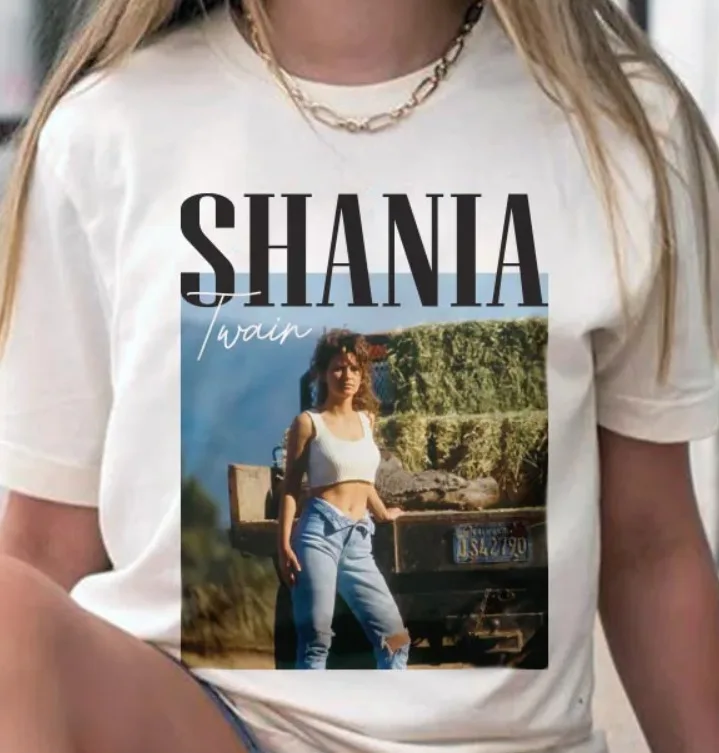 

Rare Vintage Shania Twain Country Music 90S T-Shirt Country Music Unisex S-5Xl