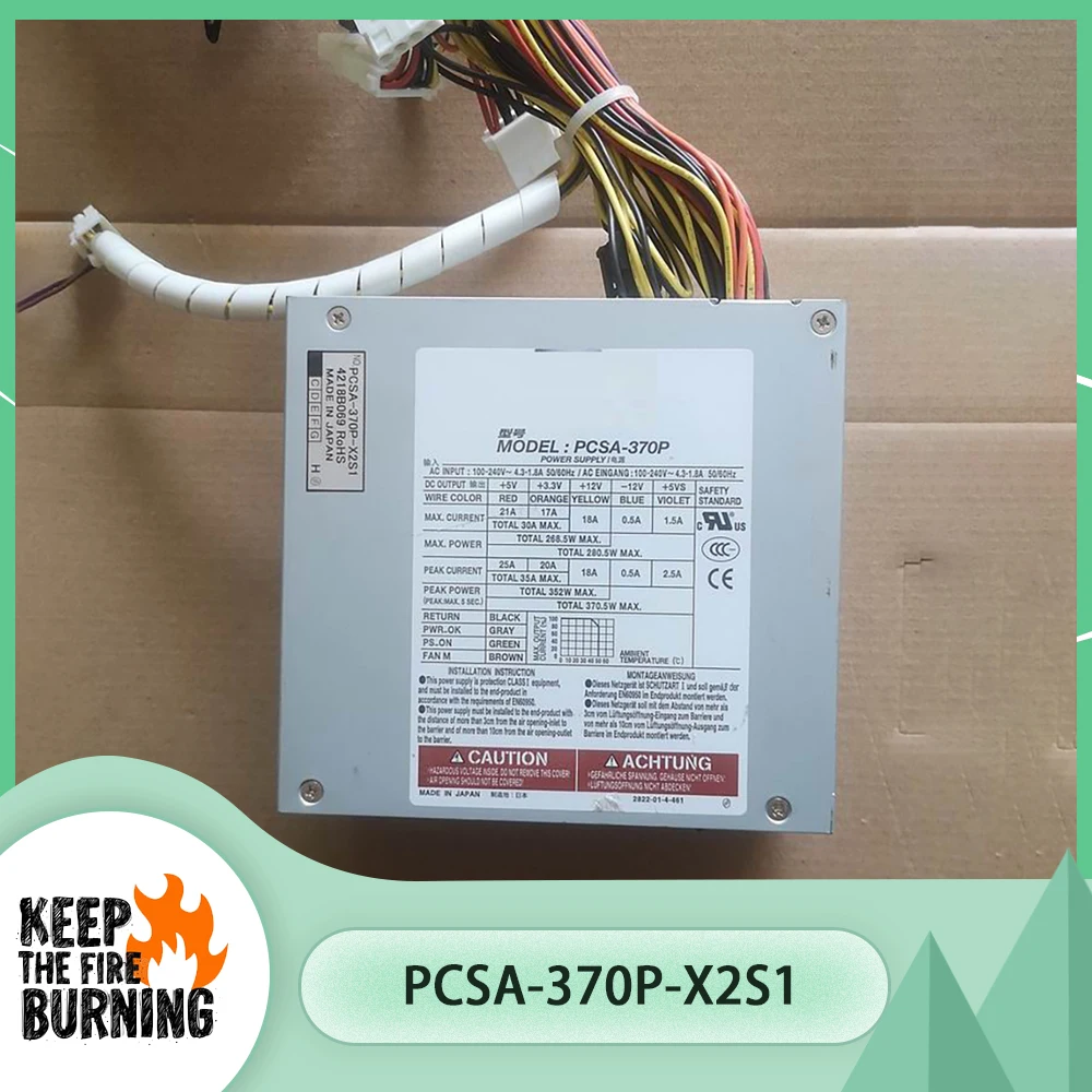 

For NiPron PCSA-370P 370W Equipment Power Supply PCSA-370P-X2S1