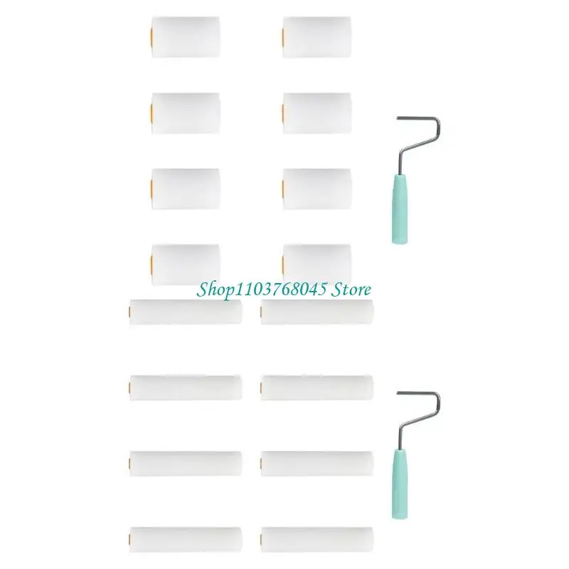 

R53F 9PCS FOAM ROLLERS Внутренние настенные ролики для эффективного нанесения краски