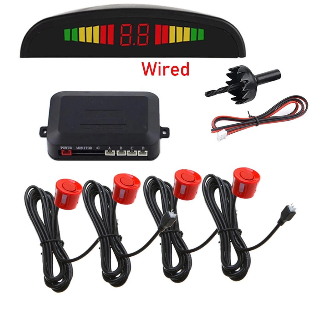 Car Auto Parktronic  Parking Sensor 4 Reverse Backup Radar for VW Passat Golf Polo Jetta Tiguan Touareg B6 B7 Audi A3 A4 A5