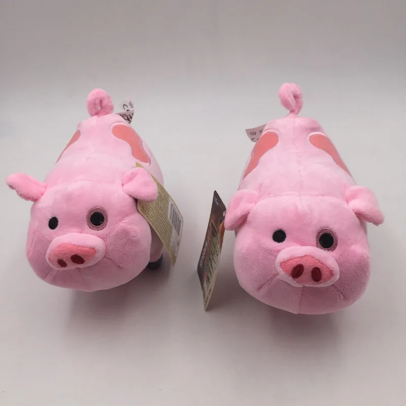 18cm Anime Gravity Falls Waddles Pink Pig Kawaii Animals Toy Doll Kids Birthday Christmas Gifts